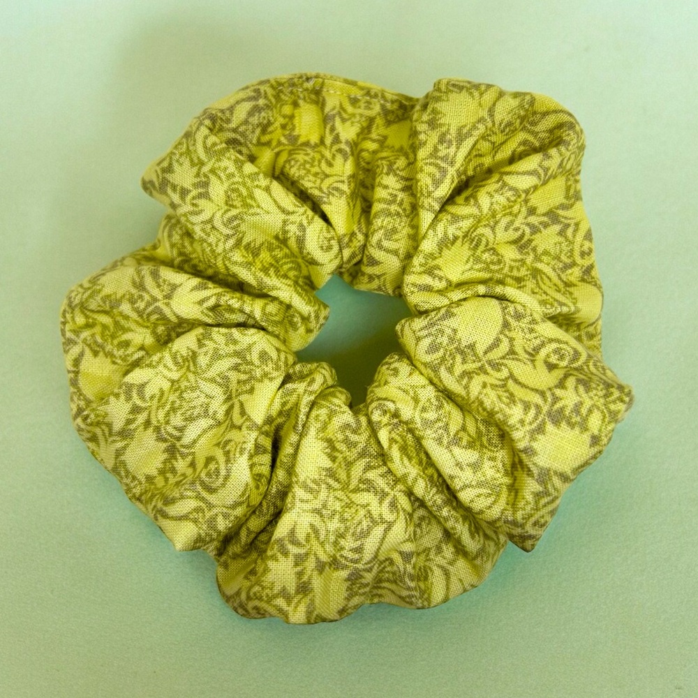Handmade Floral Scrunchie